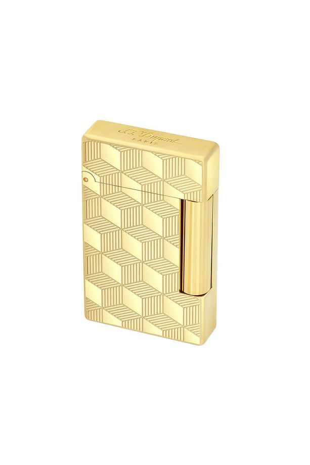 St Dupont Initial Guilloche Gold Çakmak 20841 - 1