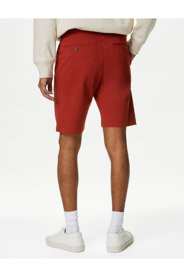 Regular Fit Chino Şort - 4