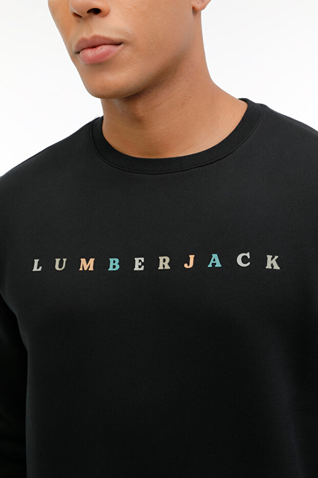 ML KHONT 16HS53 3PR Siyah Erkek Sweatshirt - 4