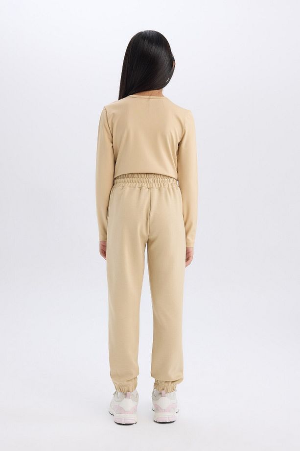 Kız Çocuk Beli Lastikli Cepli Jogger Eşofman Altı D9622A825SM - 6