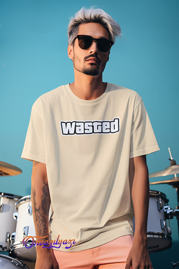 Wasted Printed Oversize T-Shirt