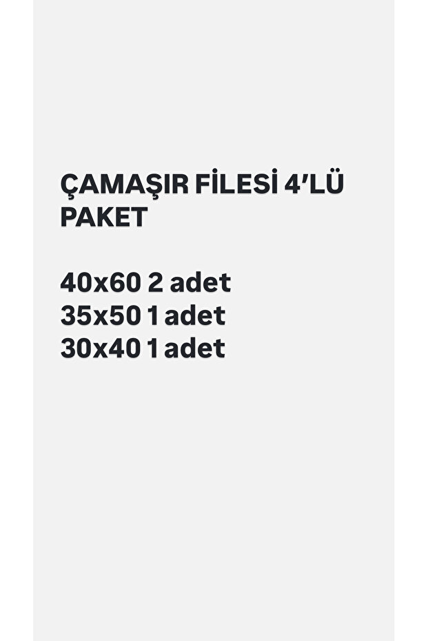 ÇANAŞIR FİLESİ 4’LÜ PAKET - 2