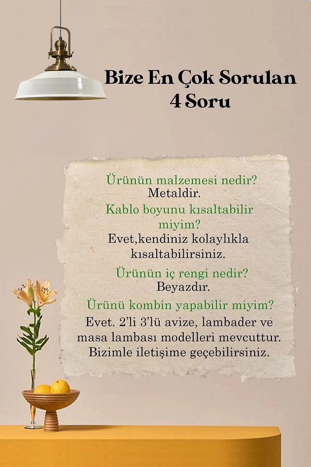 Asaletli Ütü Kablo Tekli Avize Eskitme Başlık Retro Sarkıt Lamba Okul Kuaför Salon Avizeleri - 7