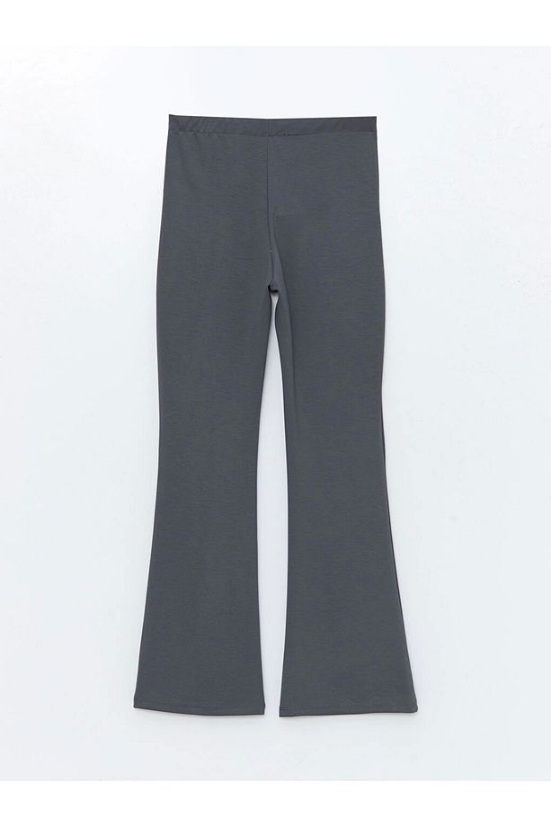 Lcw Modest Gri Beli Lastikli Ispanyol Paça Kadın Eşofman Altı - 6