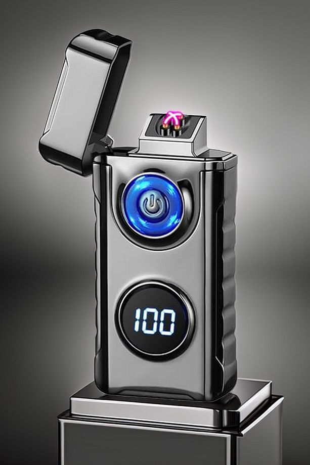 K17 USB Şarjlı 2 Arc Alevsiz Çakmak -New Style - 1