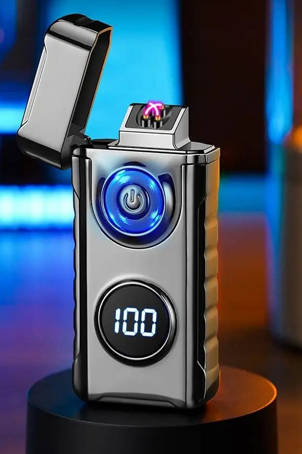 K17 USB Şarjlı 2 Arc Alevsiz Çakmak -New Style - 4
