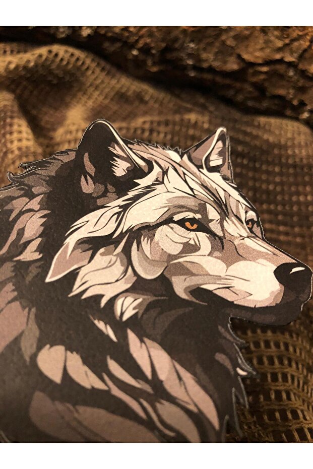 White Wolf Patch/Peç/Arma (9 x 7,5cm) - 2