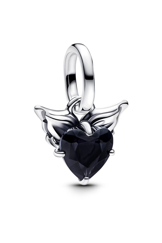 Kanatlı Kalp Mini Sallantılı Charm