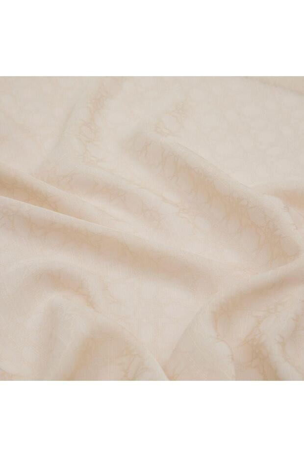 Monogram Eşarp - Krem - 2