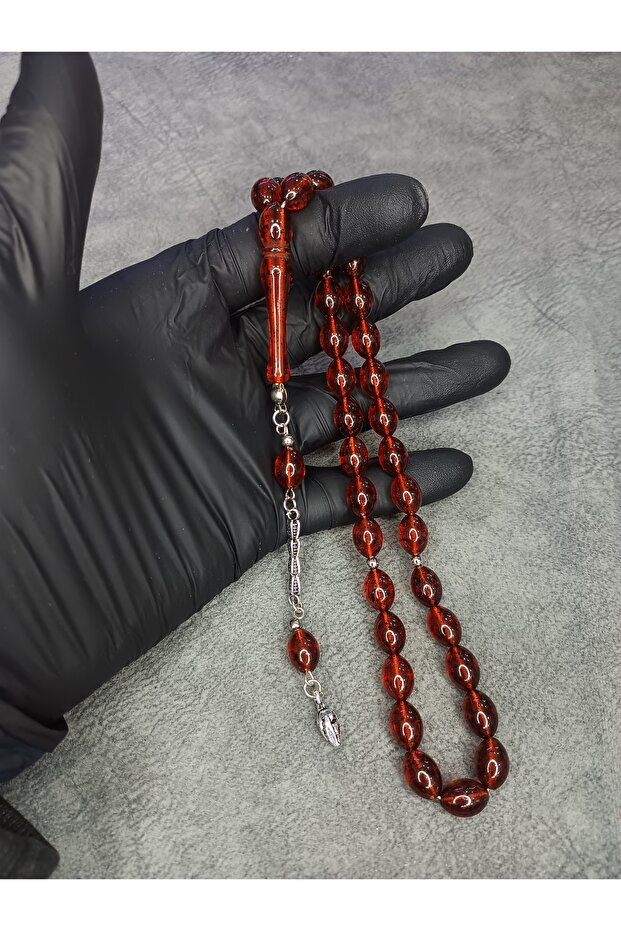 Soil Fossil High End Powder Amber Rosary