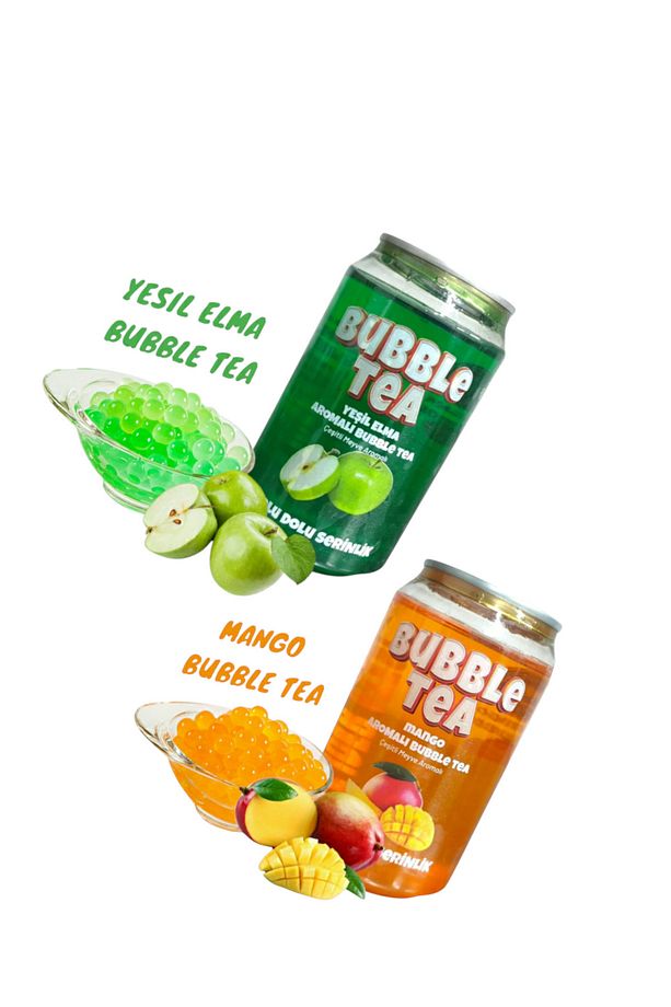 2 Ürün Bir Arada Yeşil Elma Ve Mango -2 X 250 Gr. Bubble Tea Incileri -popping Boba -bubble Tea - 1