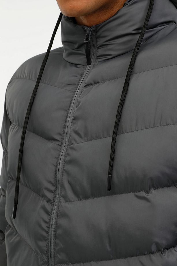 ML MARIO COAT 2SN541 3PR Antrasit Erkek Kısa Kaban - 4