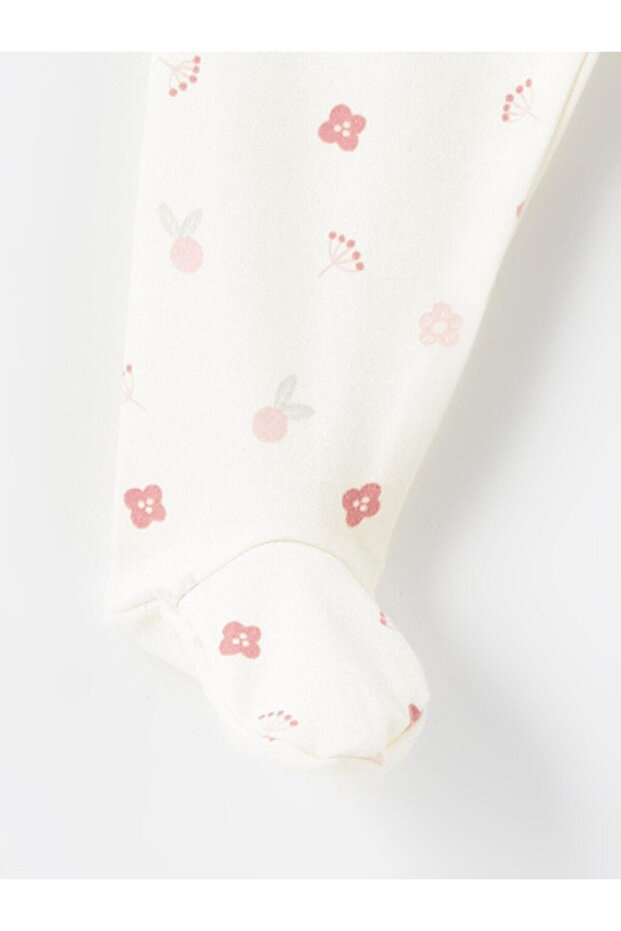 Baskılı Kız Bebek Hastane Çıkış Seti - 6