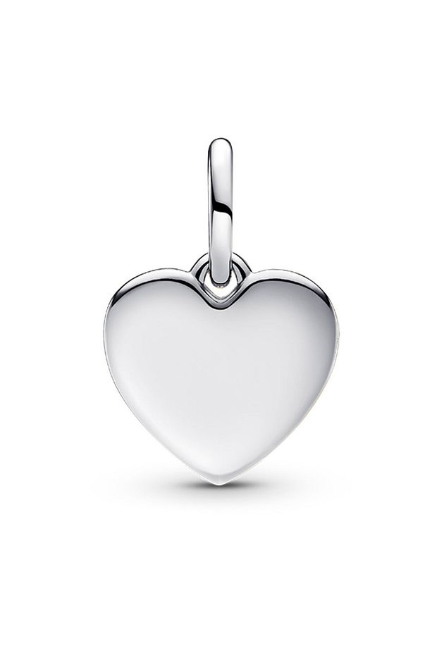 İşleme Yapılabilir Kalp Etiket Sallantılı Charm - 2