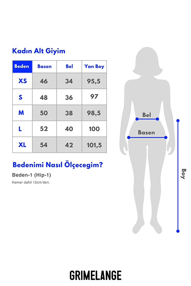 Carrolıne Kadın Rahat Kesim Nakış Işlemeli Beli Ve Paçası Lastikli Mavi Eşofman Altı - 5