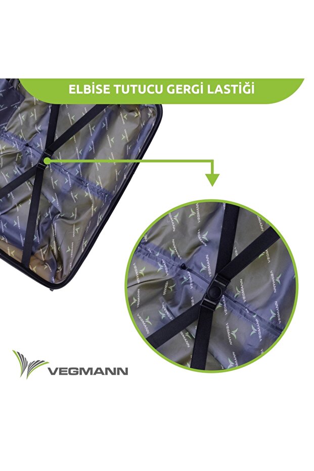 Polipropilen (PP) Atlas Mavi Kabin Boy Valiz - 7