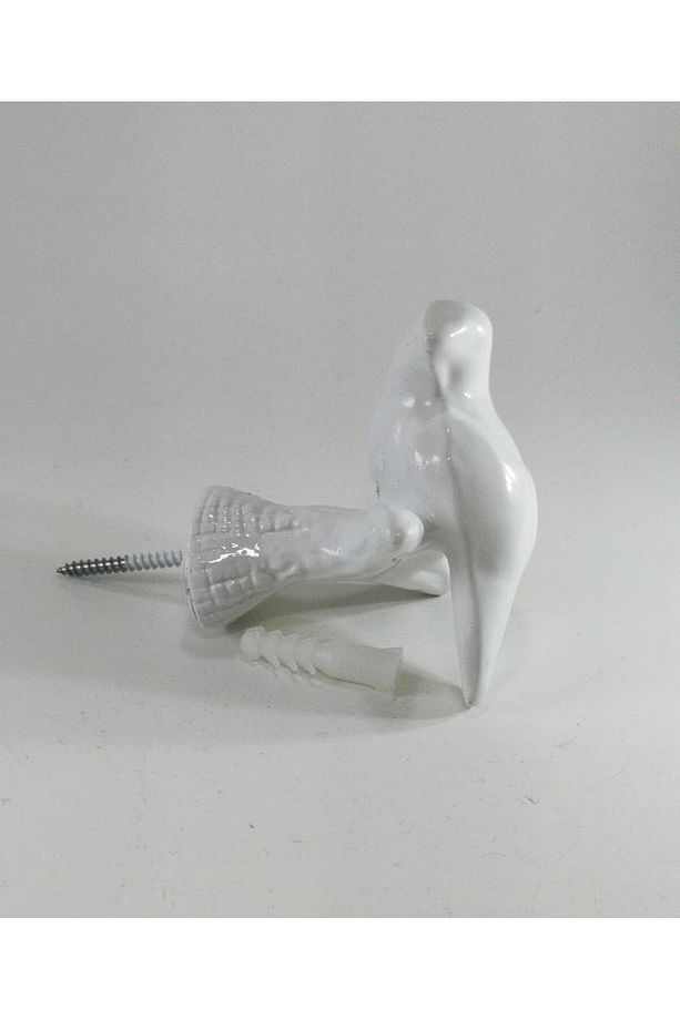 Dekoratif Tekli Kuş Modern Askılık Duvar Dekoru Askılık - 7