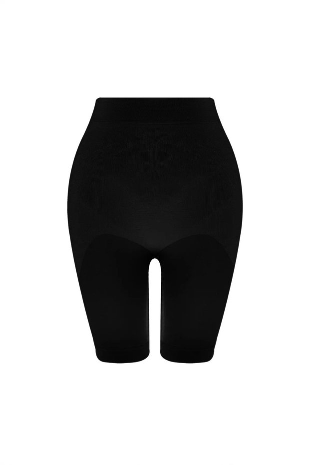 Women's Shorts Corset High Waist Shaping / Sculpting Black - Stitch-Free & Firming Underwear 110
