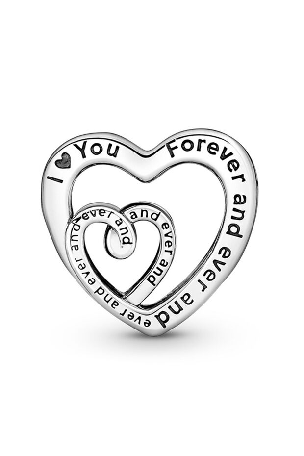 İç İçe Sonsuz Kalpler Charm - 2