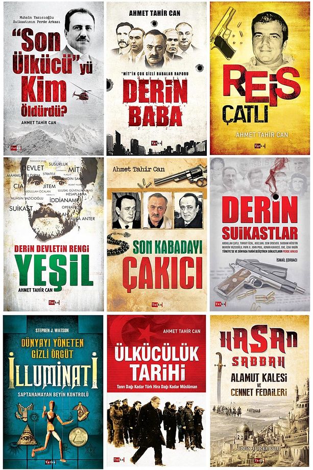 Derin Devlet Seti - 9 Kitap - 2992 Sayfa, Derin Devlet, Gizli Örgütler, Yeşil, Çakıcı, Çatlı - 1