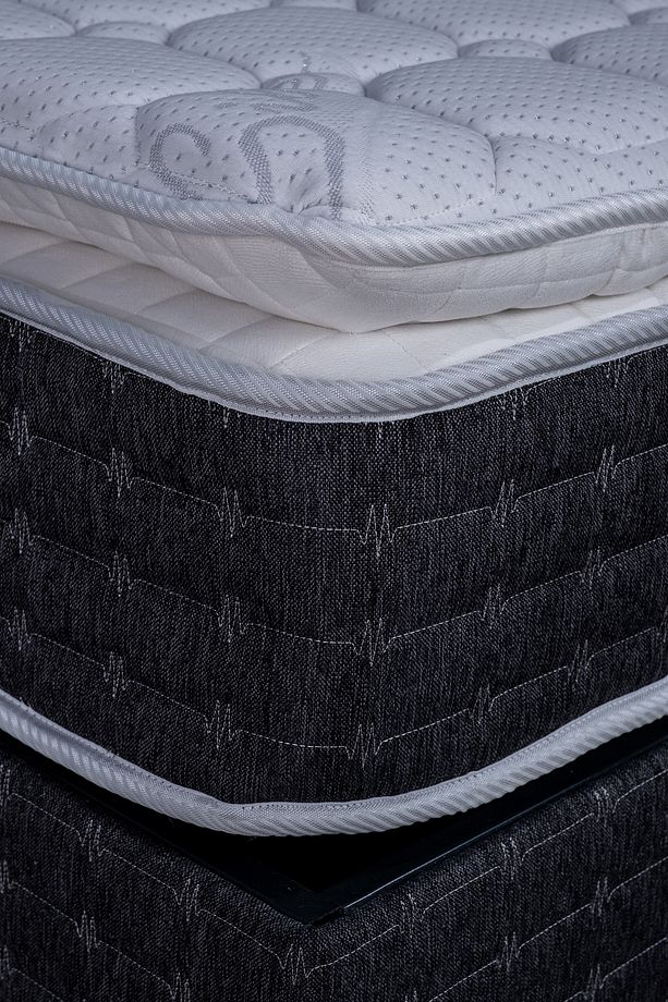 Labella Üçlü Yatak Set I (yatak ,baza , Baza Başlığı ) Çift Kişilik 160 X 200cm - 5