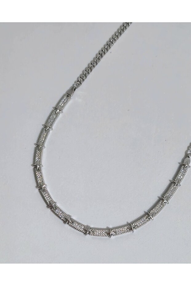 Taşlı model hasır kolye - 3