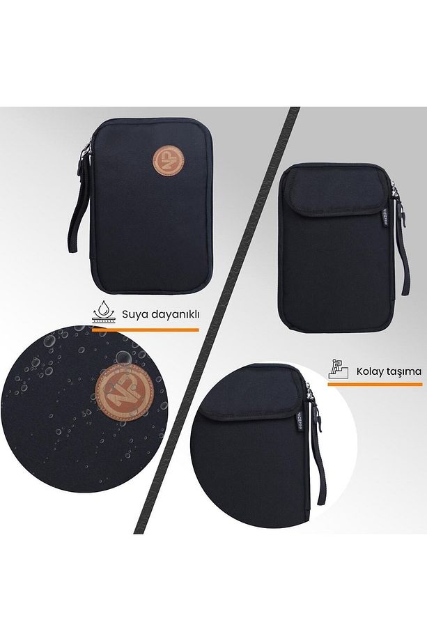 Array Kablo, Makyaj Ve Aksesuar Organizer Çantası-siyah - 2