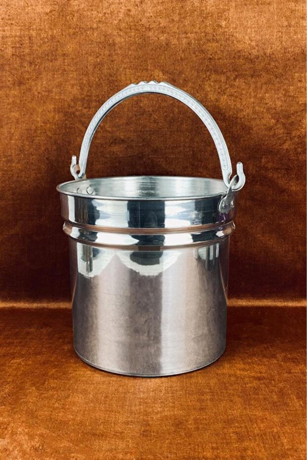 Aluminum handle 5 liter yogurt water bucket container bakraç sold 15no