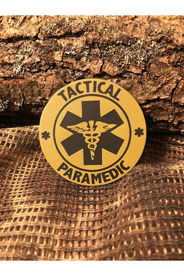 Tactical Paramedic Desert Patch/Peç/Arma (6,5cm) - 1