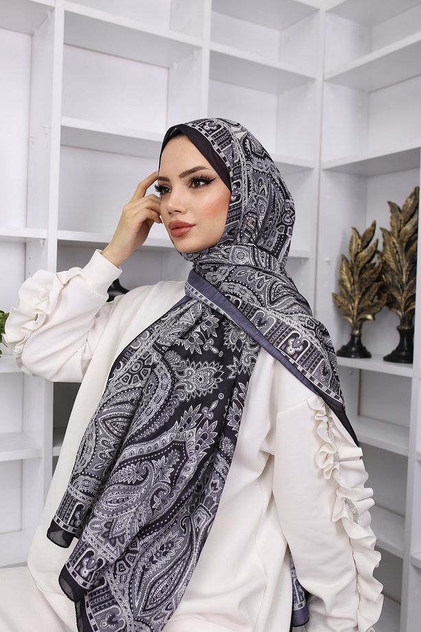Retro Desen  Soft Şal 3 - 3