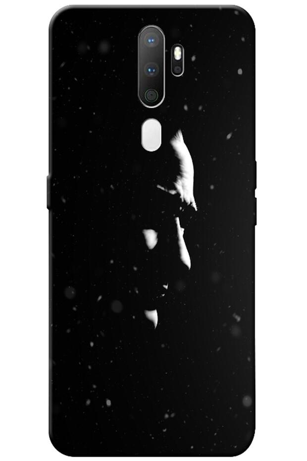 Oppo A5 2020 Compatible Case Ataturk Silhouette Silicone Case (Printed)