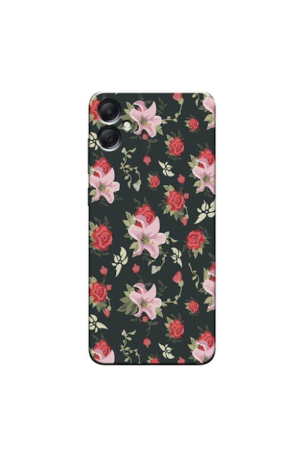 Samsung Galaxy A05 Compatible Case Spring Flowers 1 Silicone Case (Printed)