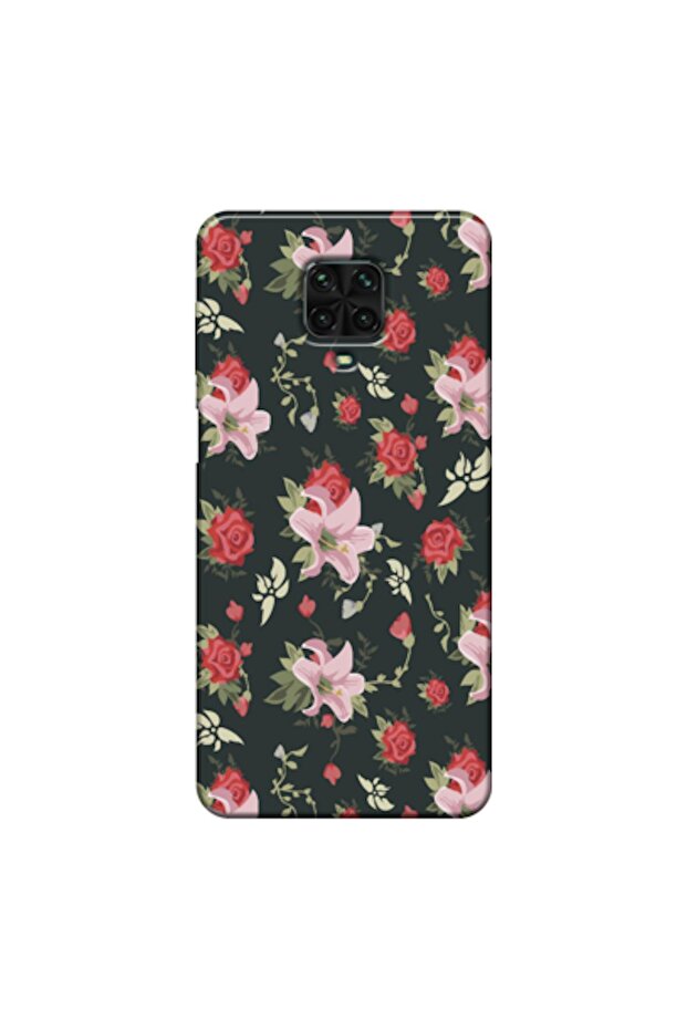 Xiaomi Redmi Note 9S Compatible Case Spring Flowers 1 Silicone Case (Printed)