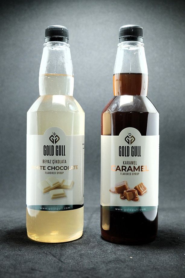 Beyaz Çikolata & Karamel Aromalı Kahve & Meyve Şurubu 2 X 700 Ml. - 3