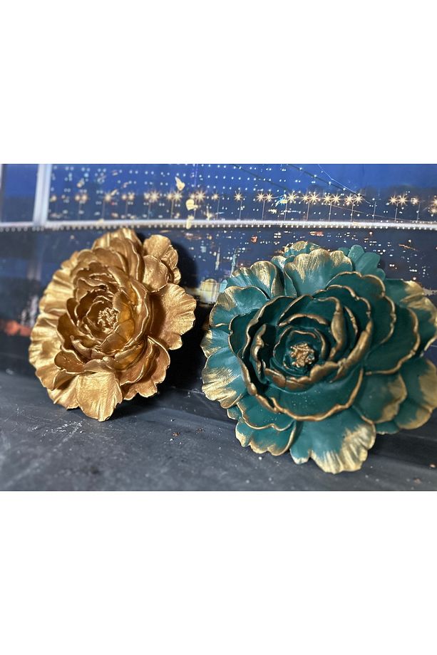 Lotus duvar çiçek 2li set - 2