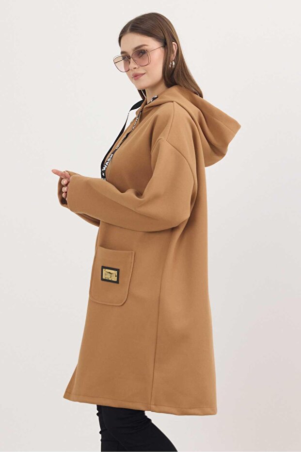 3049A Kaşe Hırka Taba - 8