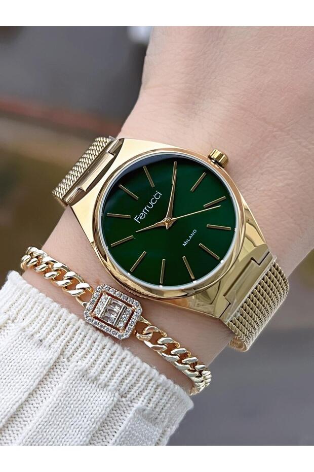 Steel Cord 2 Years Warranty New Season 30 Mt Water Resistant Women Wristwatch Bfc.03439.05