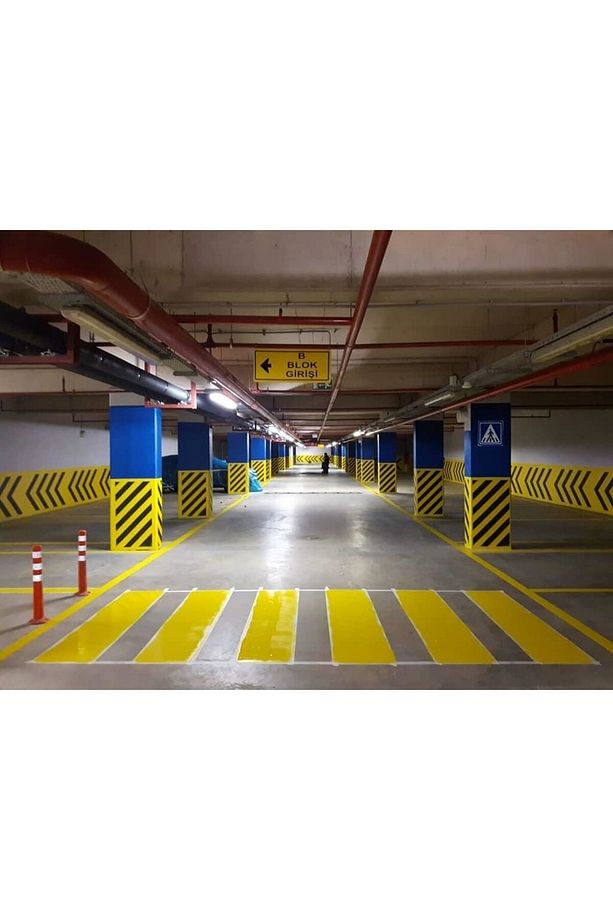 TEK YOL ÇİZGİ BOYASI RENK SEÇİNİZ KARAYOLU KALDIRIM  YAYA GEÇİT OTOPARK 3 KG (1.75L) YERLİ ÜRETİM - 2