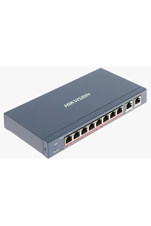 DS-3E0310P-E/M 8XFE+2XFE ميجابت غير قابل للإدارة 65 واط POE سويتش