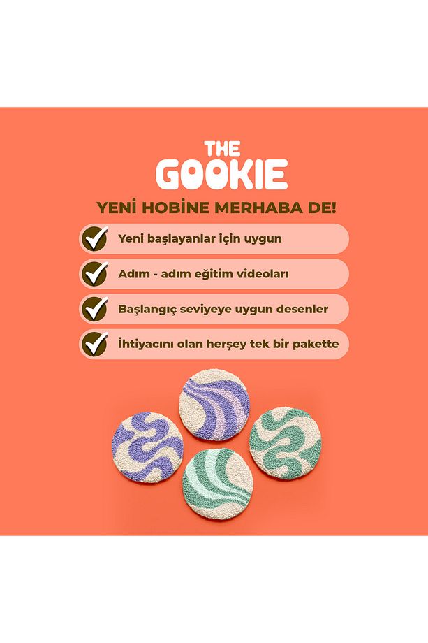 Başlangıç Seviye Punch Kiti, Punch Nakış Seti, 8 Adet Şablonlu Desen - 5
