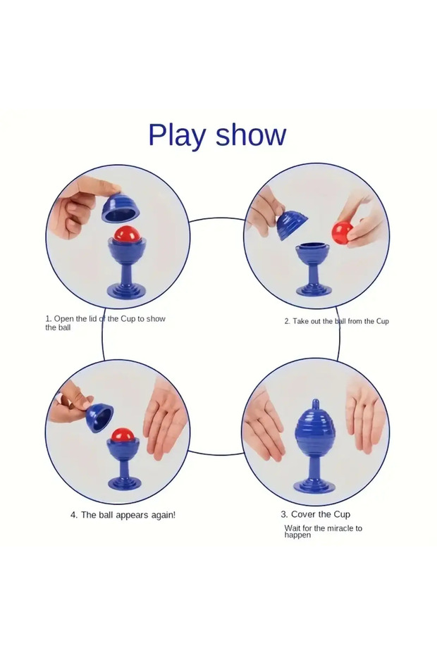 1 Set Sihirli Kaybolan Top ve Vazo Numarası - Parti ve Sahne Eğlencesi İçin Mini Set - 6