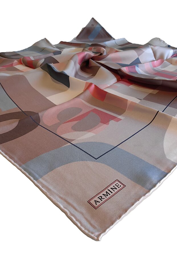 ARMİNE TWİLL İPEK EŞARP NOSTALJİ SERİSİ 8526D03-33 - 3