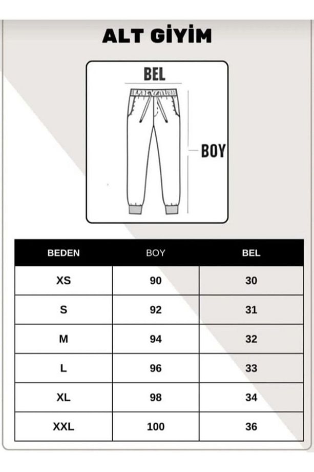 Siyah Unisex Jogger Paça Lastikli Eşofman Altı ŞAH MODAffdşçş - 5