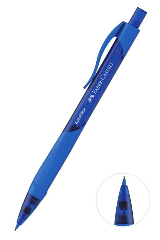 Autoclick Uçlu Kalem 0.5 mm 1 Adet Faber 05 mm Auto Click Mekanik Uçlu Kalem Canlı Renkler Versati K - 1