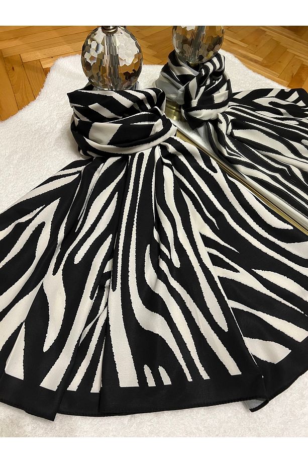 Zebra desen şal - 2