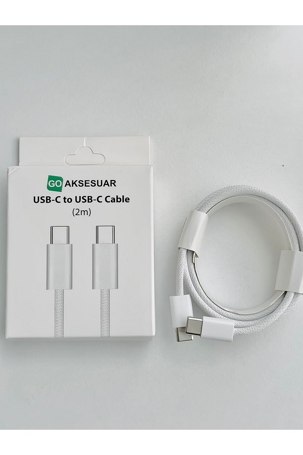 Iphone USB-C To USB-C 20w 2 Metre Hızlı Şarj Kopmaz Örgü Kablo Iphone 15-15promax-16-16promax-16plus - 4