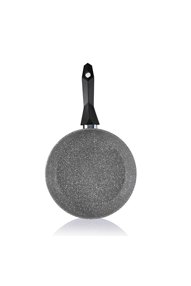 30 cm Gray Flat Pot - 3