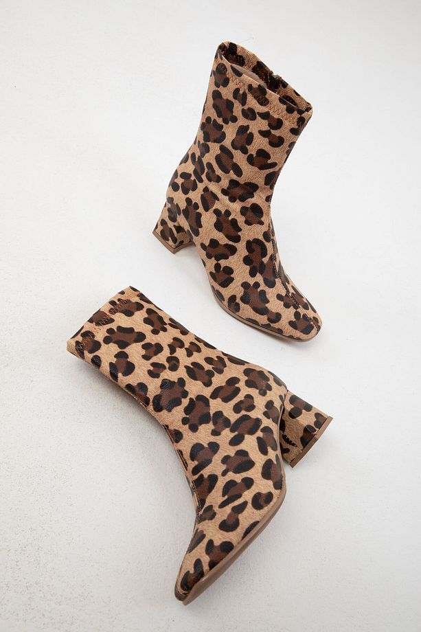 Leopar Kadın Bot & Bootie 20160 - 4