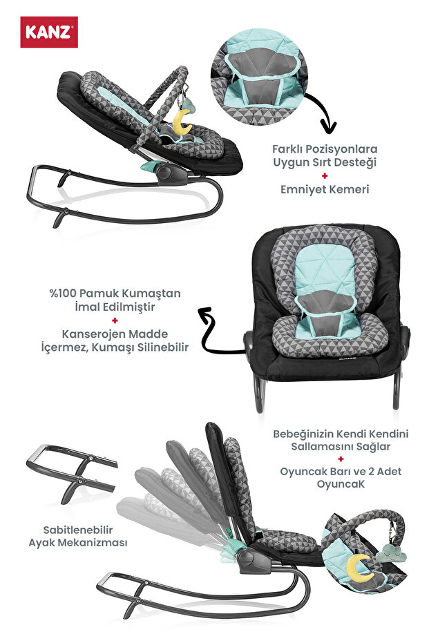 Moonlight Ana Kucağı Mint - 2