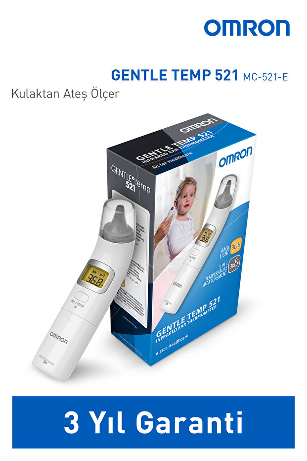 Gentle Temp 521, 3'ü 1 Arada Kulaktan Ateş Ölçer - 1